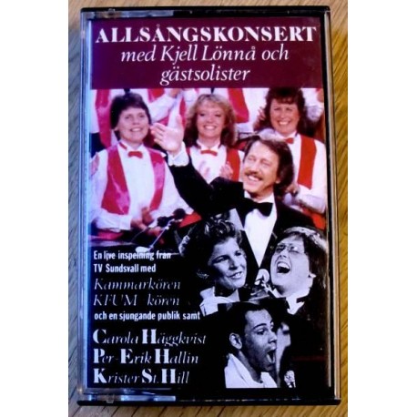 Allsångskonsert med Kjell Lönna (kassett)