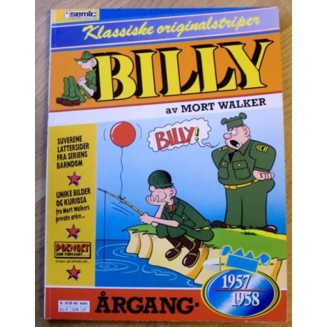 Billy - Klassiske originalstriper - Årgang 1957 - 1958