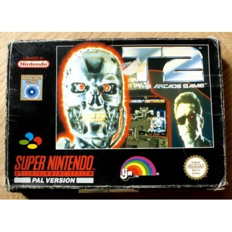 Super Nintendo SNES: Terminator 2 - The Arcade Game (PAL)