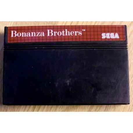 SEGA Master System: Bonanza Brothers - Cartridge