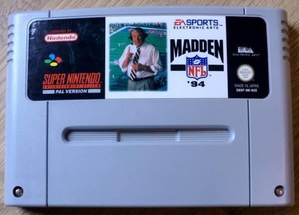 Madden Nfl '94 Super Nintendo