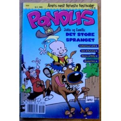 Pondus: 2005 - Nr. 6 - Jokke og Camilla: Det store spranget