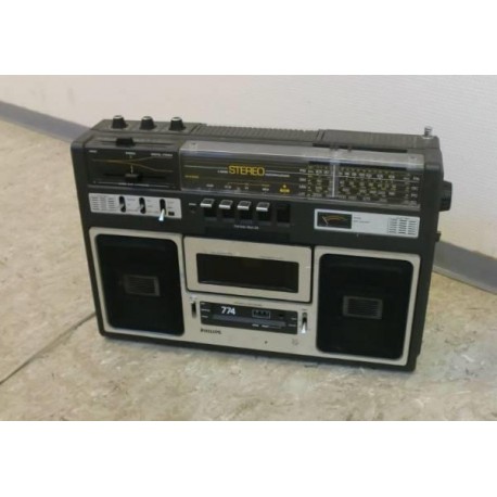 Philips kassettspiller - 774 - Boom Box - Radio