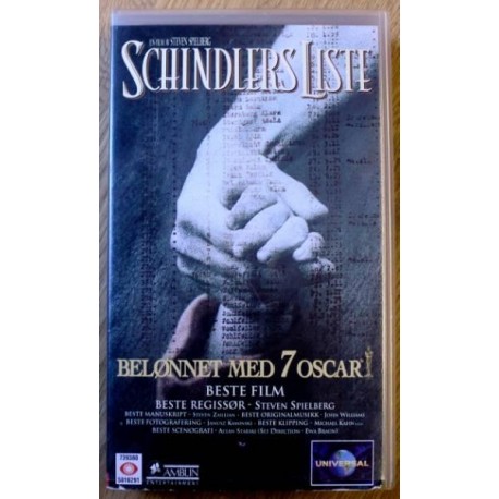 Schindlers Liste (VHS)