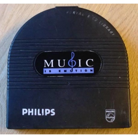 Philips Portable CD Library - Music Is Emotion - Med CD-er!