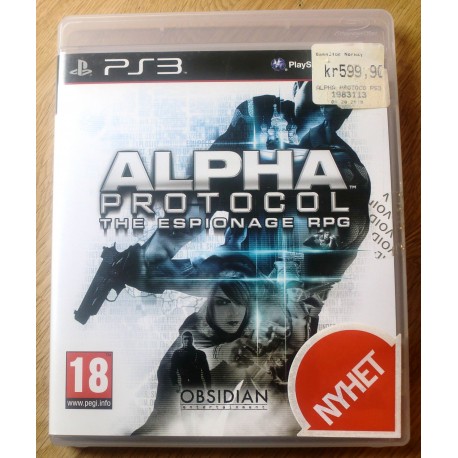 Playstation 3: Alpha Protocol: The Espionage RPG (Obsidian)