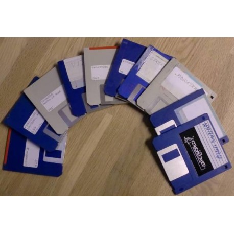 10 x disketter - Tilfeldig utvalg - Pakke 4 (Amiga)