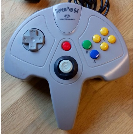 Nintendo 64: SuperPad 64 håndkontroll