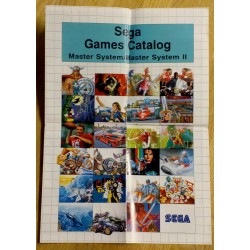 SEGA Games Catalog: Master System I og II