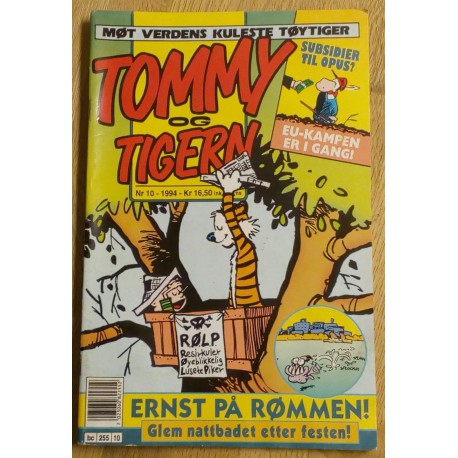 Tommy & Tigern: 1994 - Nr. 10 - Ernst på rømmen!