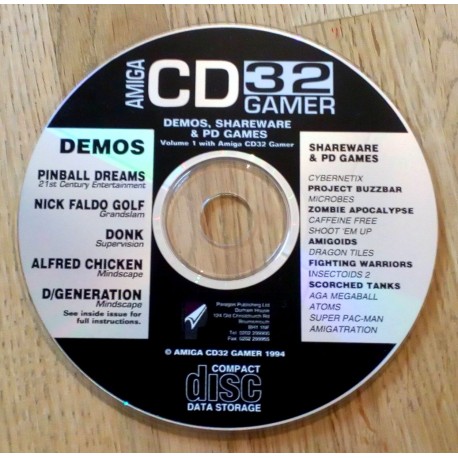 Amiga CD32 Games: Cover-CD - Volume 1