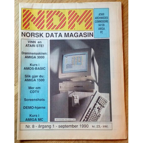 NDM - Norsk Data Magasin: 1990 - Nr. 8