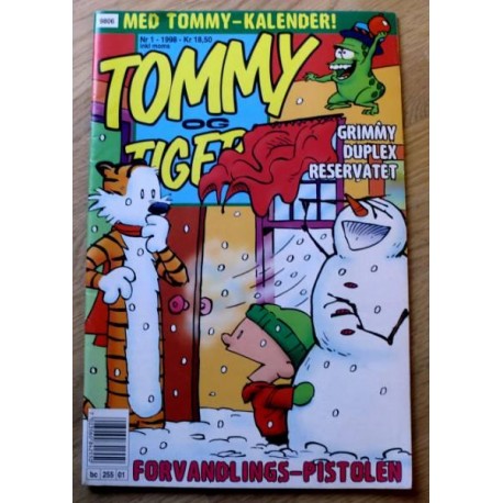 Tommy & Tigern: 1998 - Nr. 1 - Med Tommy-kalender!