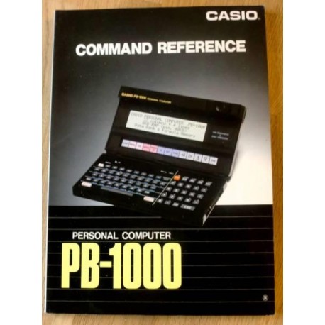 Casio Personal Computer PB-1000: Command Reference