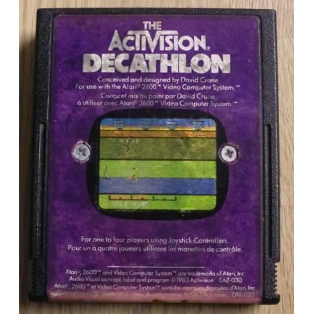 Atari 2600: The Activision Decathlon (cartridge)