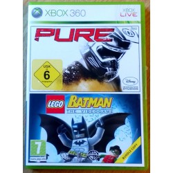 Xbox 360: Batman The Videogame og Pure