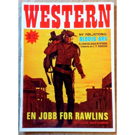 Western: 1969 - Nr. 13 - En jobb for Rawlins