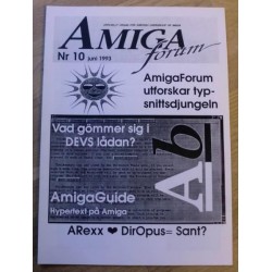 Amiga Forum: 1993 - Nr. 10 - AmigaGuide - ARexx - DirOpus