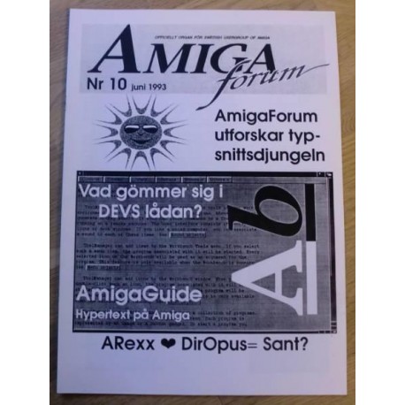 Amiga Forum: 1993 - Nr. 10 - AmigaGuide - ARexx - DirOpus