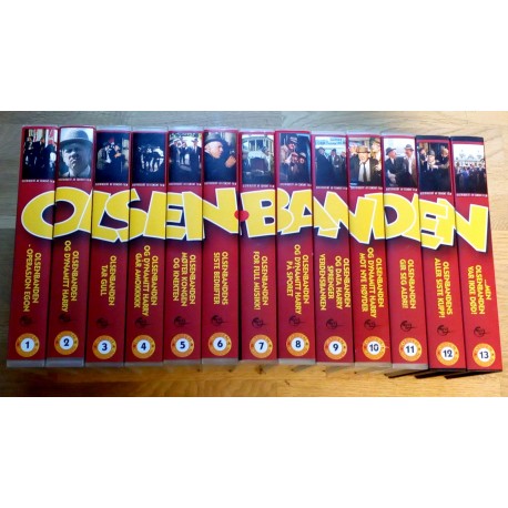 Olsenbanden - Komplett på VHS med 14 filmer
