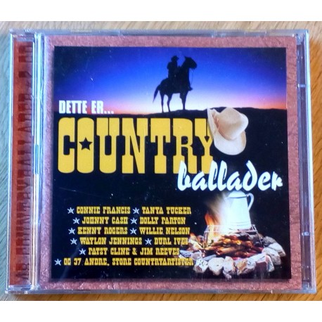 Dette er... Country Ballader (CD)