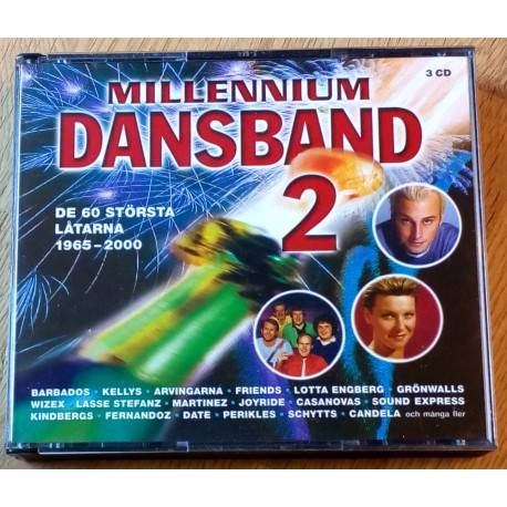 Millennium Dansband 2 - De 60 största låtarna 1965-2000 (CD)