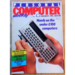 Personal Computer News: 1984 - Nr. 78 - Hands on the under £100 computers