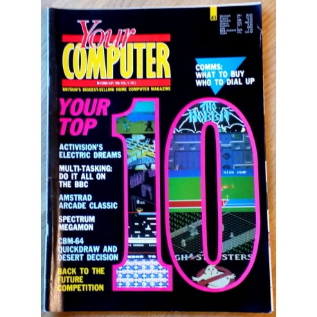 Your Computer: 1986 - February - Your Top 10