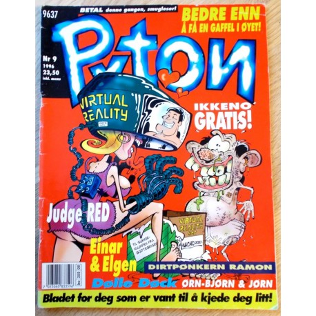 Pyton: 1996 - Nr. 9 - Bedre enn å få en gaffel i øyet!