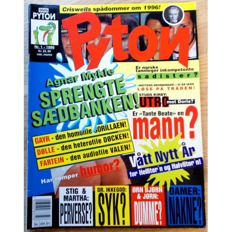 Pyton: 1996 - Nr. 1 - Criswells spådommer om 1996!