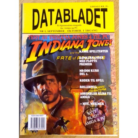 Databladet: 1. årgang - Nr. 1 - Et hjemmedatamagasin for Amiga og PC