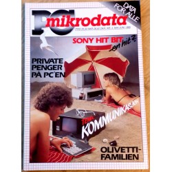 PC Mikrodata: 1985 - Nr. 4 - Sony Hit Bit - En hit?
