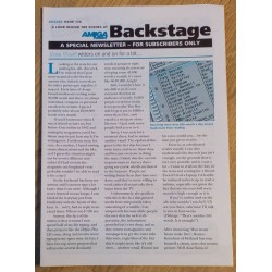 Amiga Format Backstage Newsletter: Issue 126