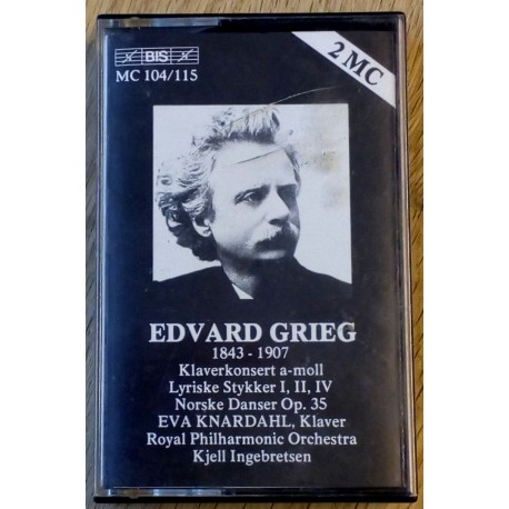 Edvard Grieg: Klaverkonsert, Lyriske Stykker, Norske Danser (kassett)