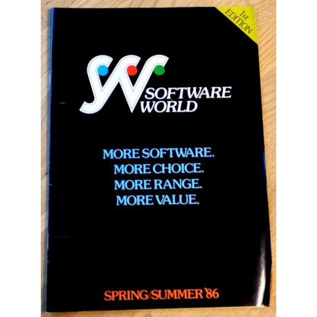 Software World Catalogue Spring/Summer 1986