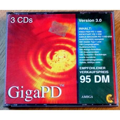 GigaPD Version 3.0 (Amiga) (CD-ROM)