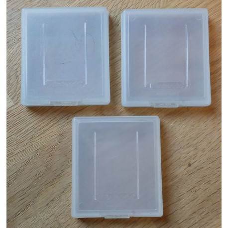 3 x plastcover til Nintendo GameBoy