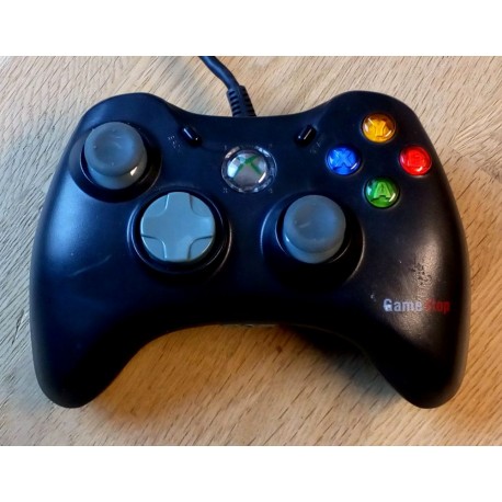 Xbox 360: Gamestop joypad - Sort - Wired