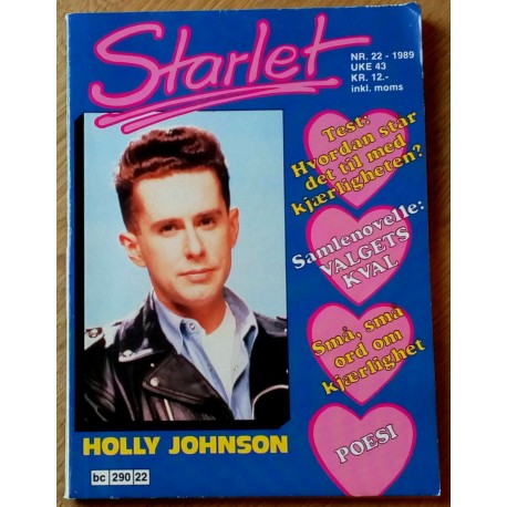 Starlet: 1989 - Nr. 22 - Holly Johnson