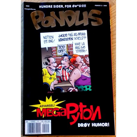 Pondus: 2009 - Nr. 11 - Med Mega Pyton!