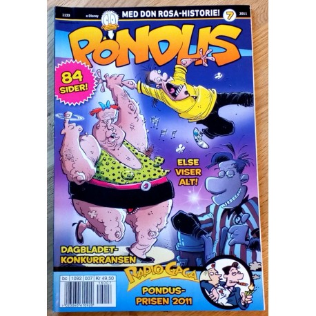 Pondus: 2011 - Nr. 7 - Med Don Rosa-historie!