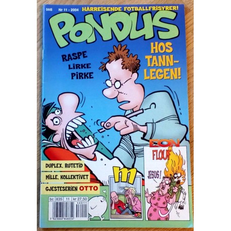Pondus: 2004 - Nr. 11 - Hårreisende fotballfrisyrer!