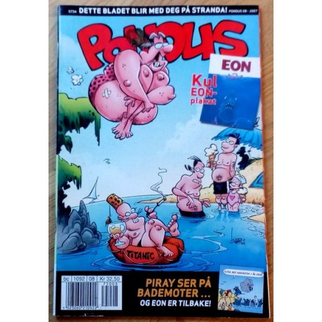 Pondus: 2007 - Nr. 8 - Dette bladet blir med deg på stranda!