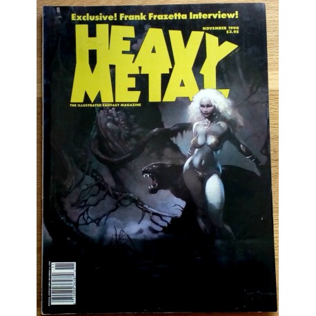 Heavy Metal: 1990 - November - Frank Frazetta Interview!