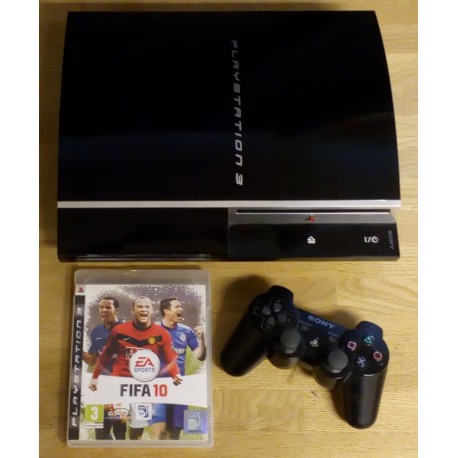 Playstation 3: Komplett konsoll med FIFA 10