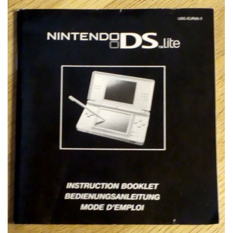 Nintendo DS Lite - Instruction Booklet