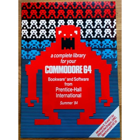 A complete library for your Commodore 64 - Bookware and Software from Prentice-Hall International Summer '84