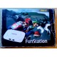 FunStation konsoll med to håndkontroller og lyspistol