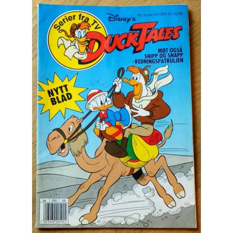 Duck Tales: 1991 - Nr. 8 - Møt også Snipp og Snapp - Redningspatruljen