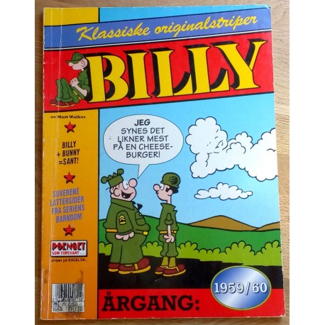Billy - Klassiske originalstriper - Årgang 1959 - 1960